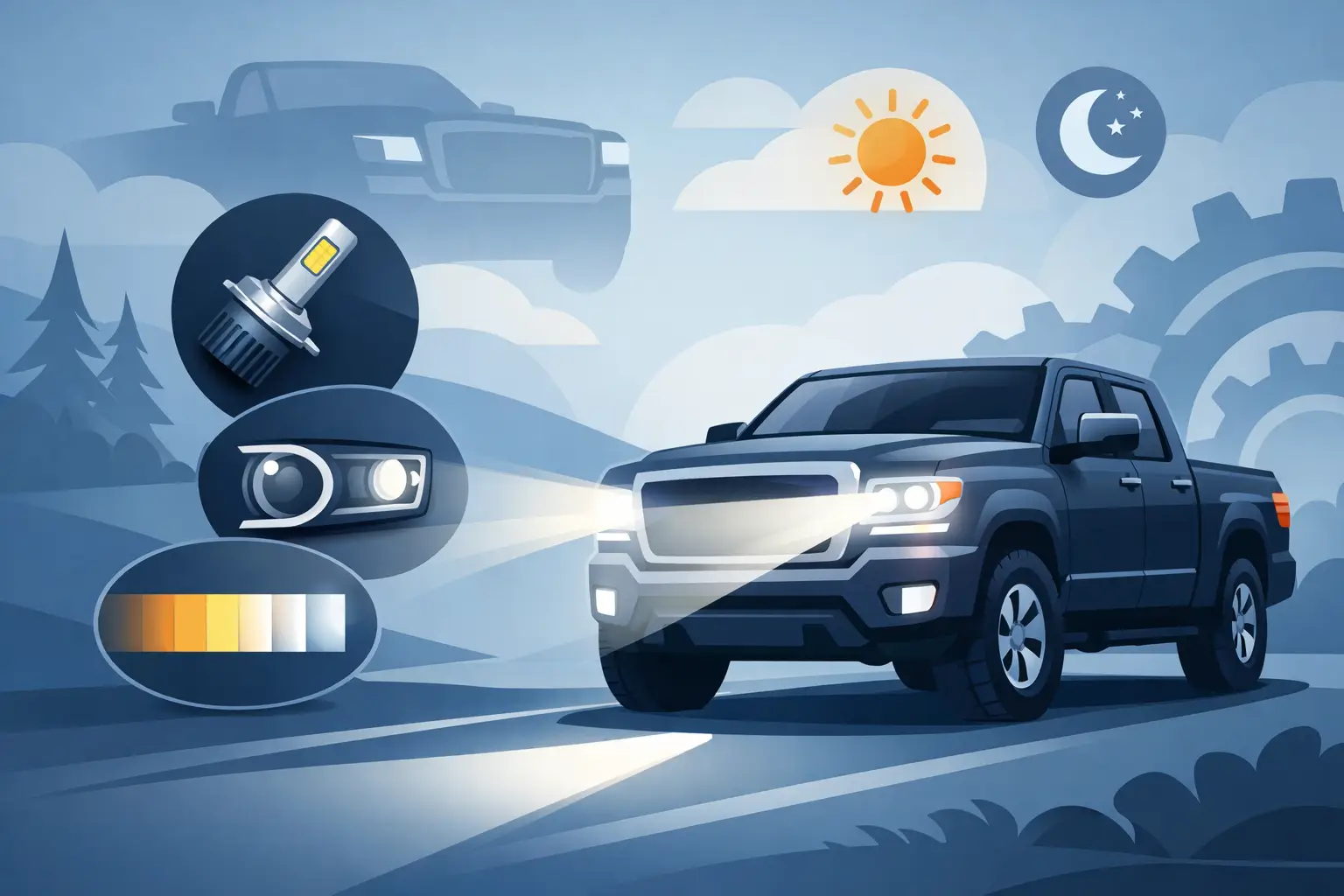 How to Choose LED Headlights for Trucks