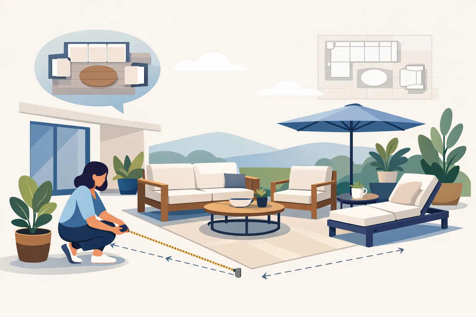 How to Buy Patio Furniture That Fits