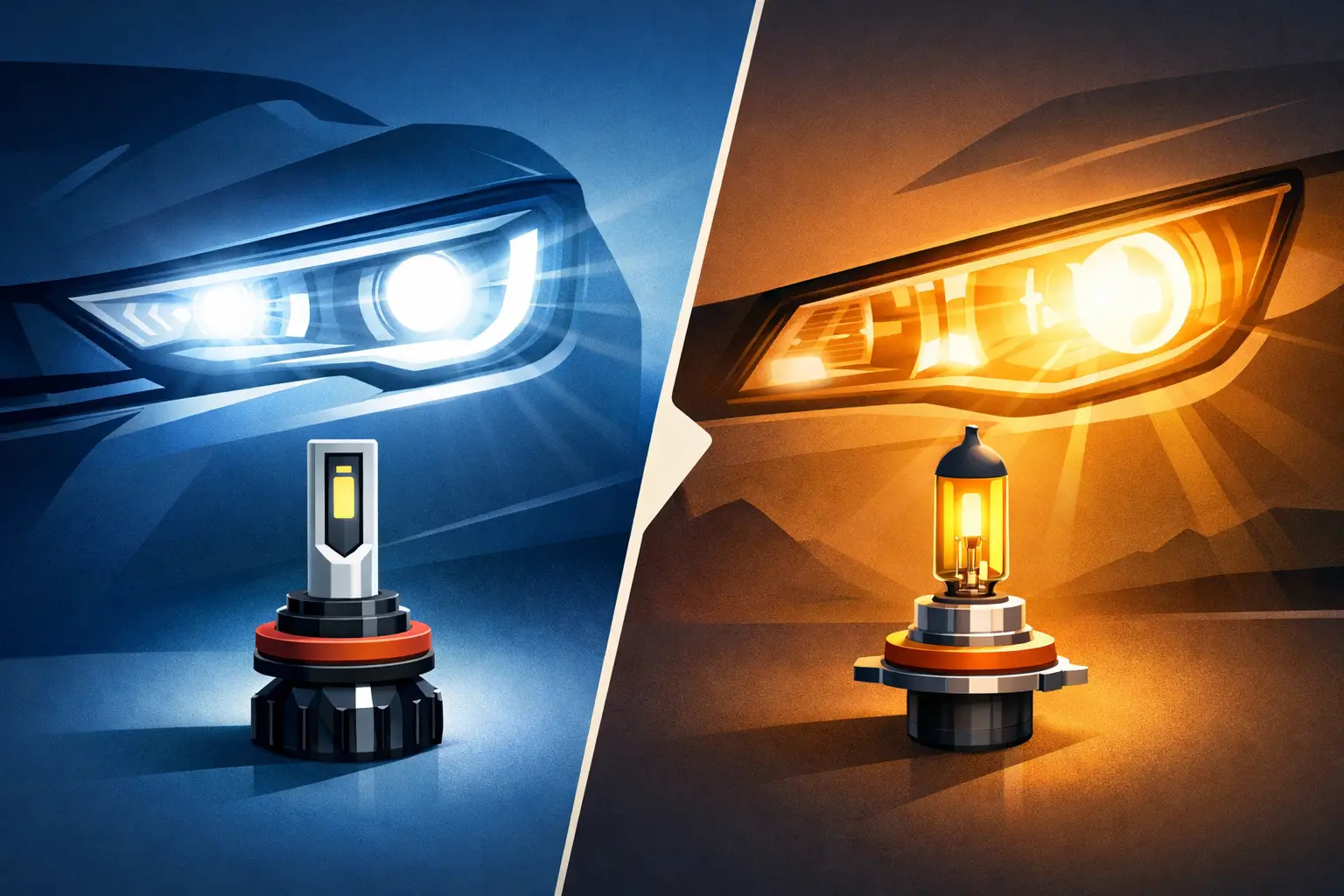 LED Headlights vs Halogen Bulbs: Which Fits?