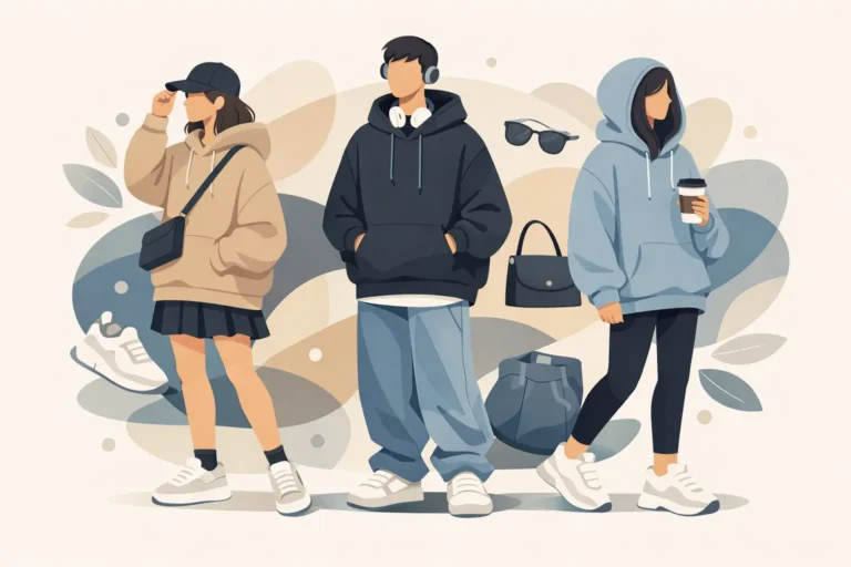 How to Style Oversized Hoodie Outfits