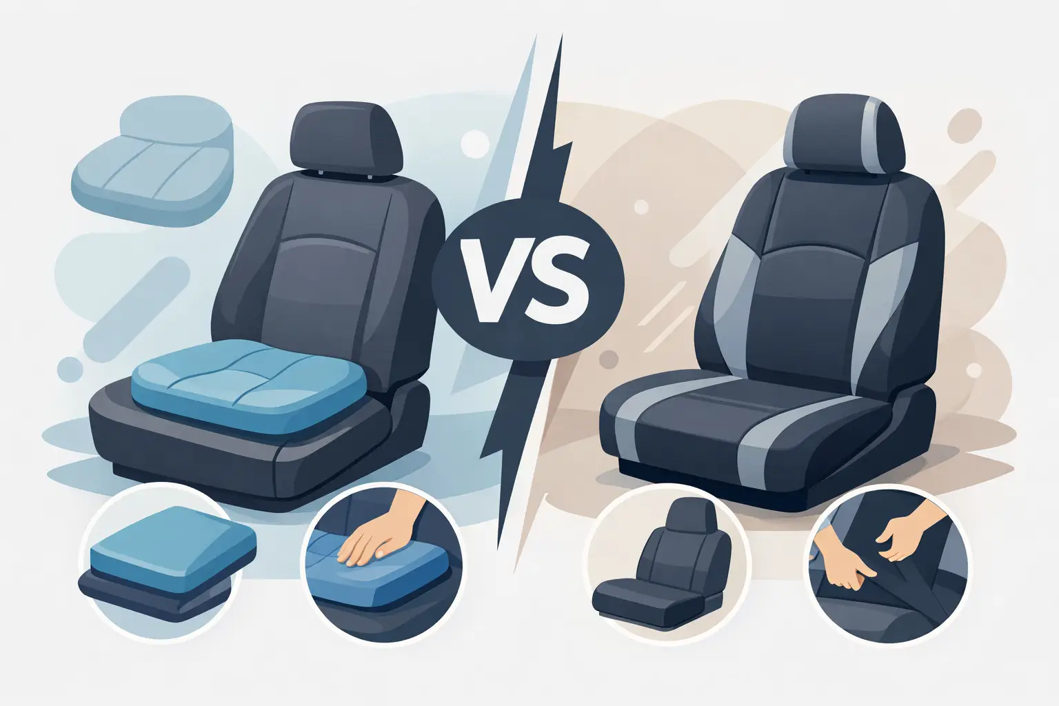 Seat Cushions vs Seat Covers: What to Buy