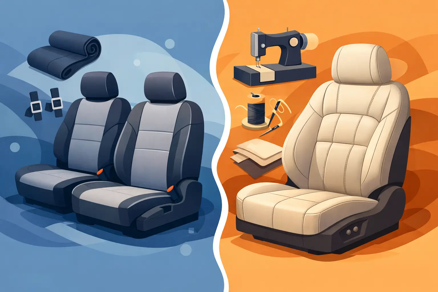 Seat Covers vs Upholstery: What Fits Best?