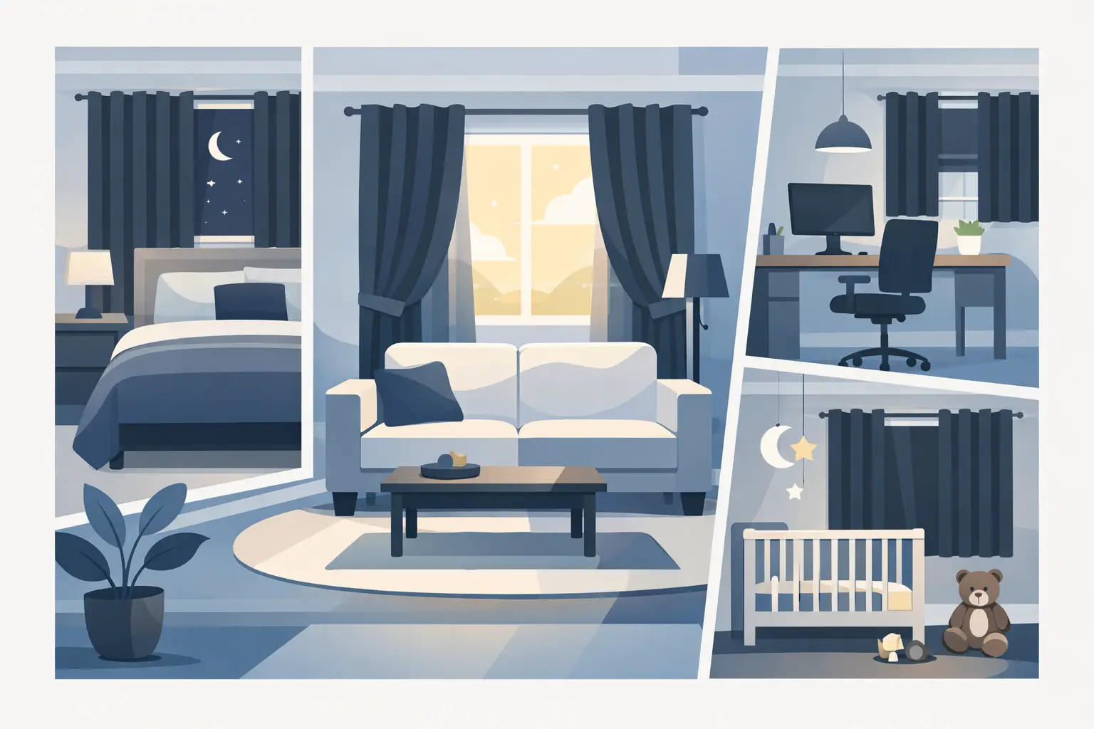 How to Choose Blackout Curtains for Every Room