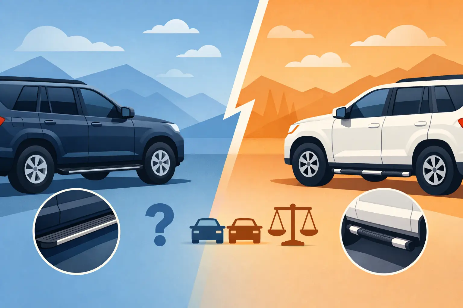 Running Boards vs Side Steps: Which Fits?